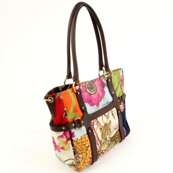 💎✨STUNNING✨💎AUTHENTIC Ferragamo Gancini Tote Bag - Picture 3 of 16